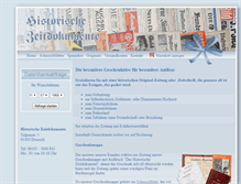 Tablet Screenshot of historische-zeitdokumente.de